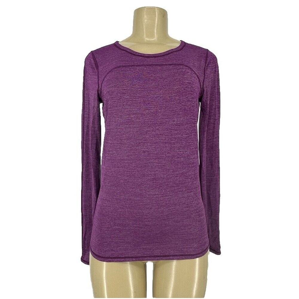 Lululemon Small ? Women On Track Long Sleeve T-shirt Top Thumbholes 1-18
